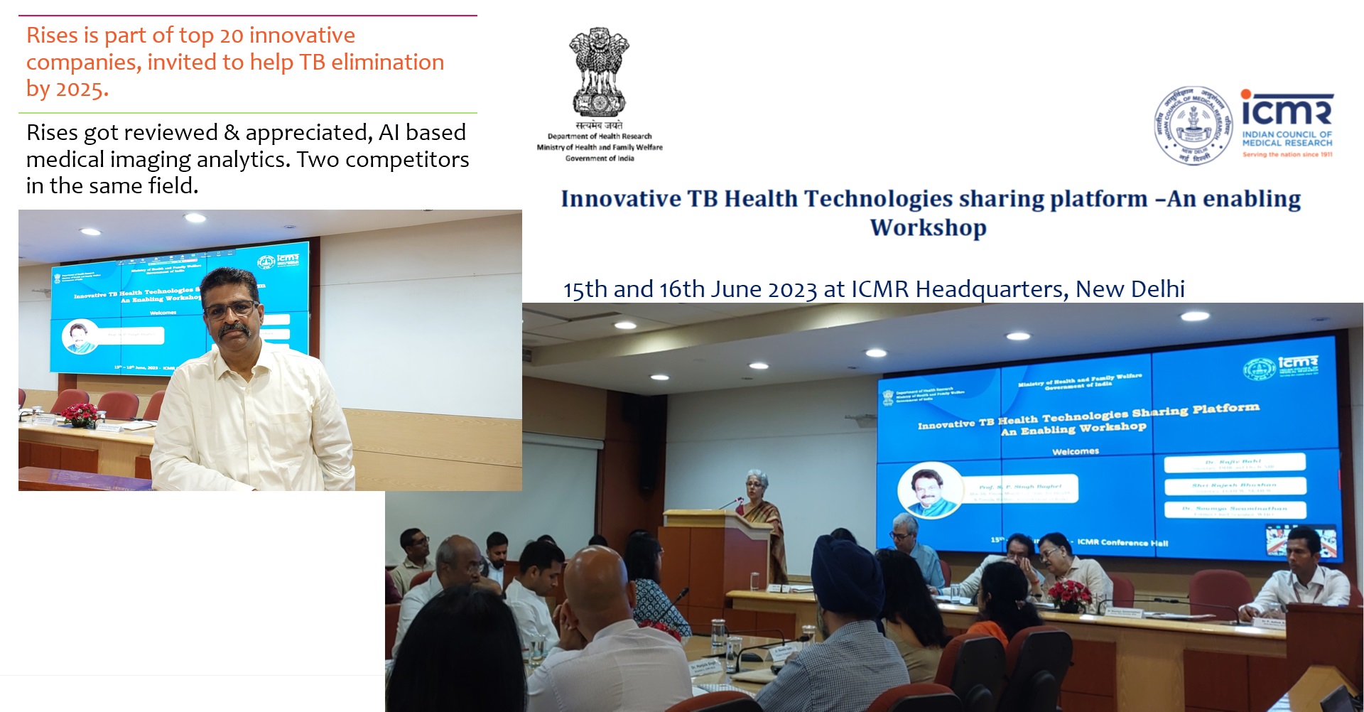 ICMR Innovative TB Health Technologies workshop