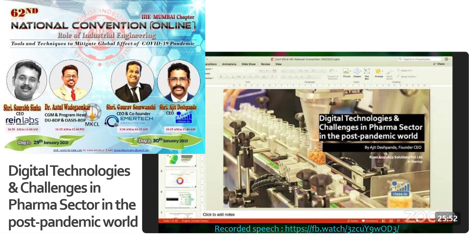 IIIE 62nd National Convention pharma sector